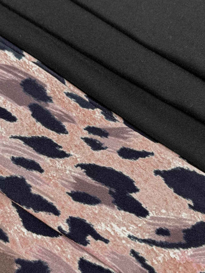 Leopard Print Lounge Set - Cozy Two-Piece Outfit - Fashions Envy