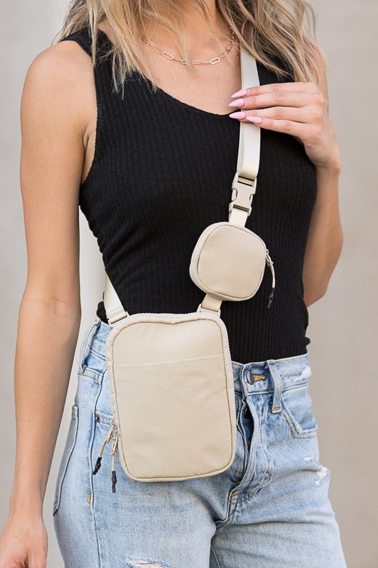 Eva Clippable Removable Coin Pouch Crossbody