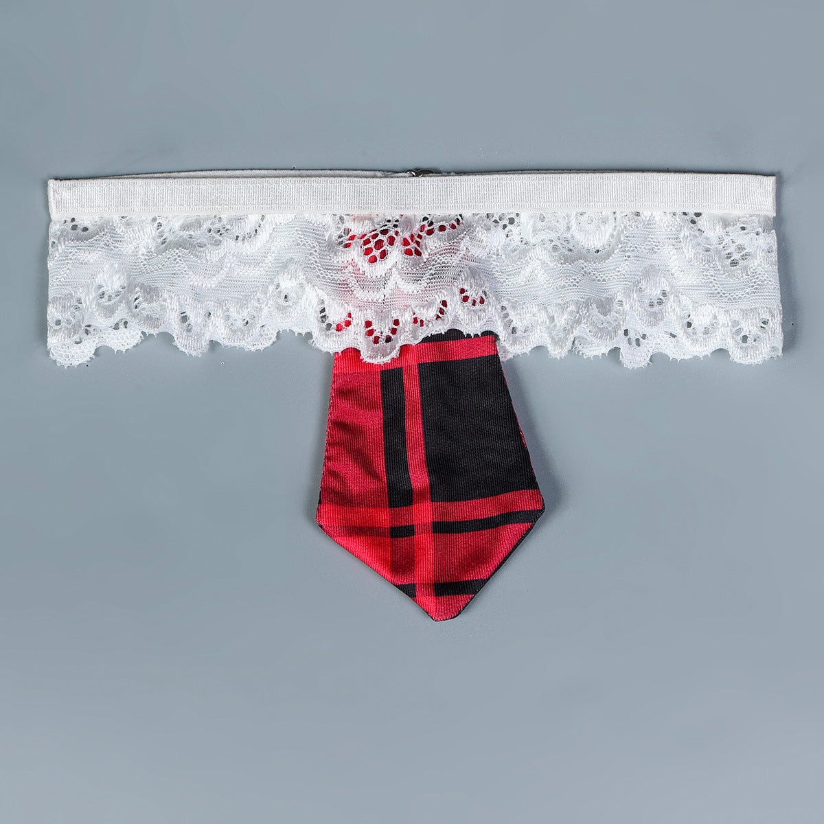 Red Plaid Maid Costume Lingerie Set - Roleplay - Fashions Envy