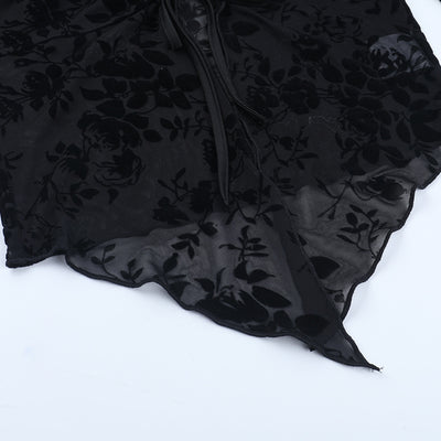 Long Sleeve Square Neck Top - Fitted Pullover