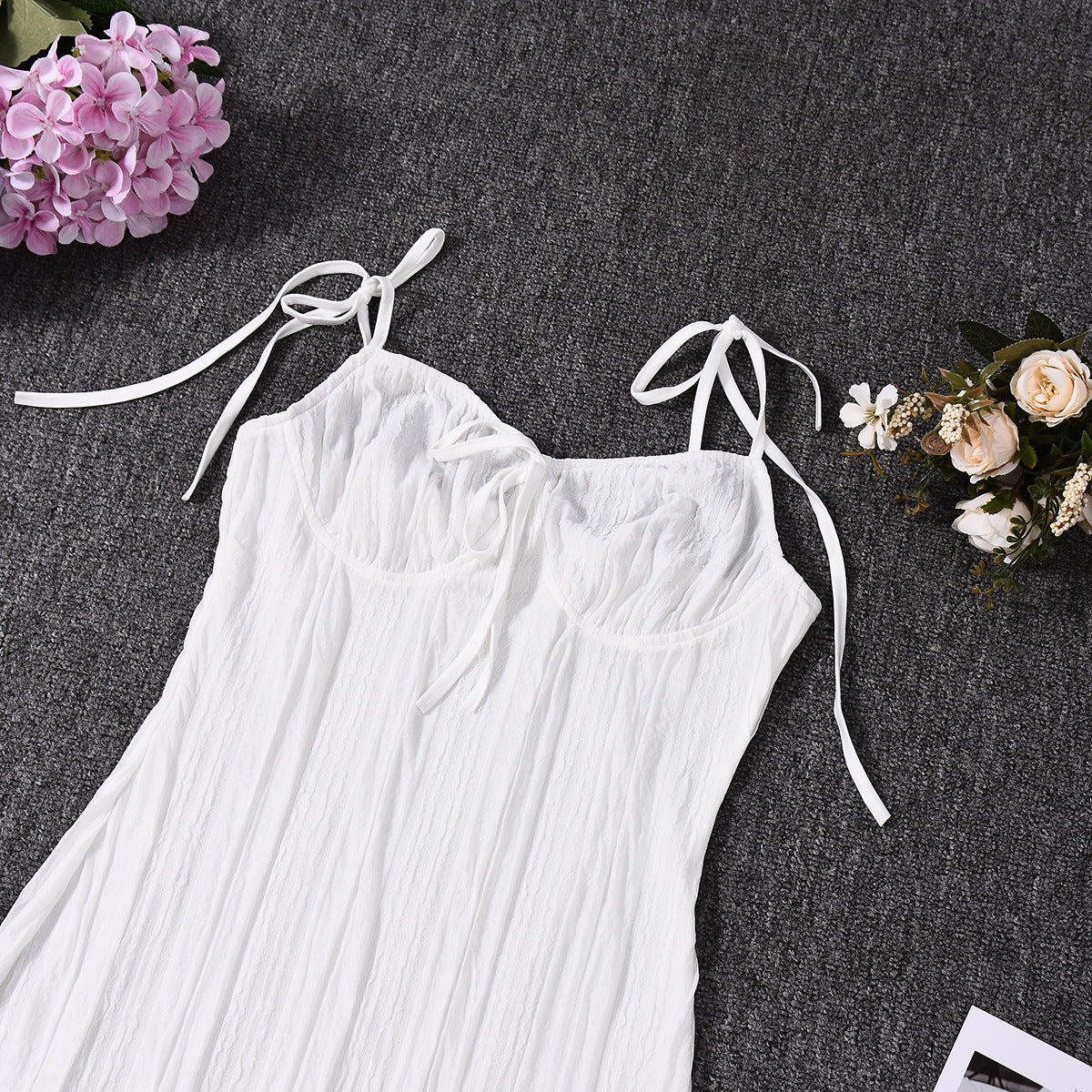 Sweetheart Neckline Mini Dress - Halter Strap Bodycon - Fashions Envy