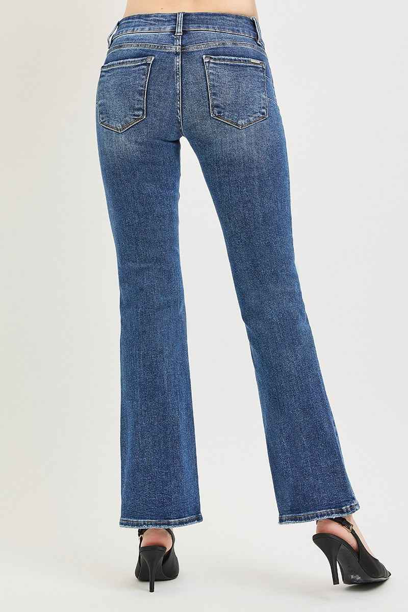 RISEN Tummy Control Low Rise Bootcut Jeans