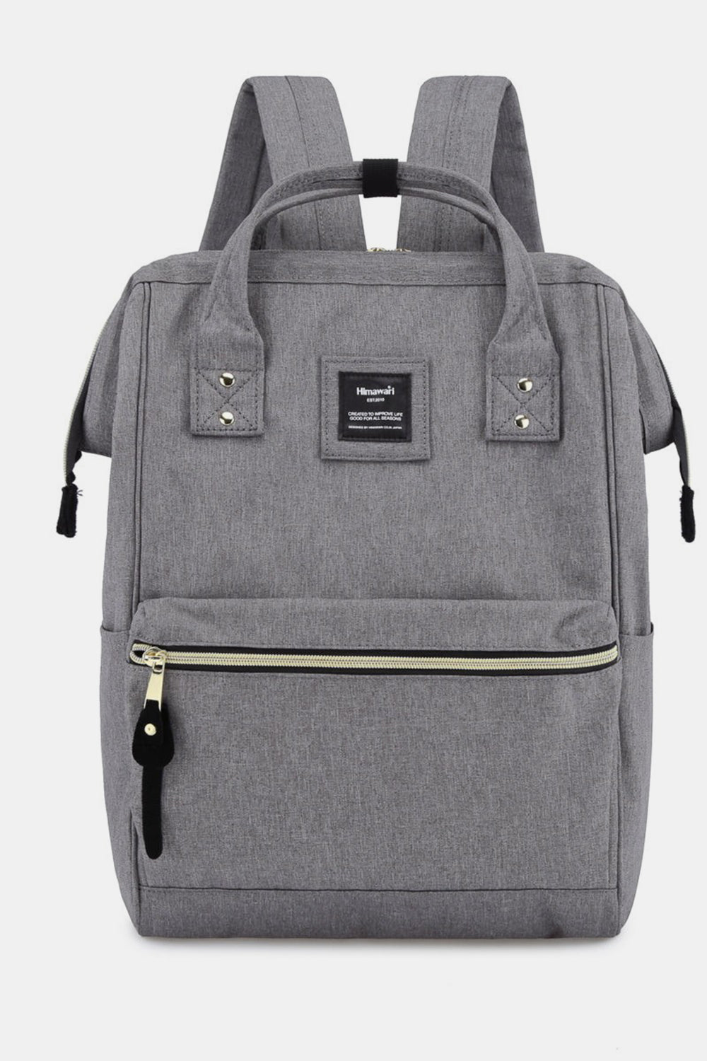 Waterproof Canvas Backpack Bag with Side Pockets