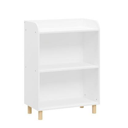 3-Tier Kid’s Bookcase Book Display Shelf and Cabinet Organizer- White_14