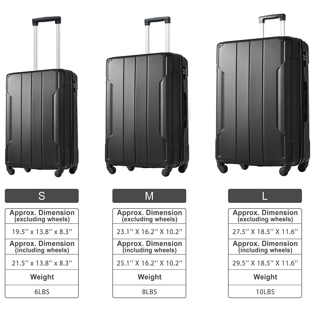 24In Expandable Lightweight Spinner Suitcase with Corner Guards - Silver Corner Protectors_16