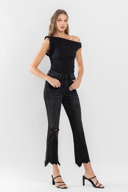 High Rise Ankle Length  Bootcut Jeans