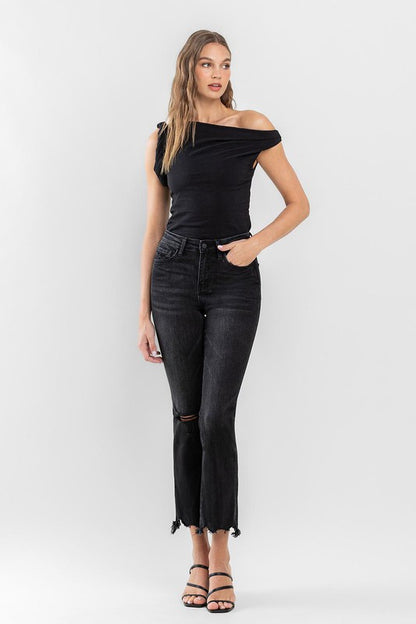 High Rise Ankle Length  Bootcut Jeans