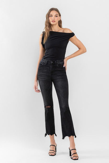 High Rise Ankle Length  Bootcut Jeans