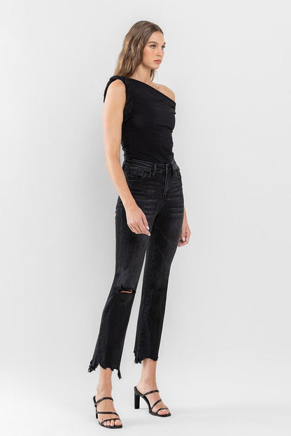 High Rise Ankle Length  Bootcut Jeans