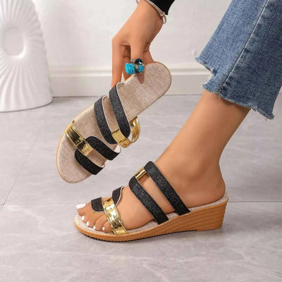 Open Toe Wedge Sandals