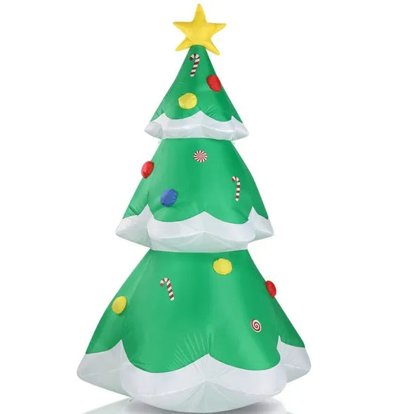 Christmas Inflatable Tree - 6.9 FT LED Lighted Yard Decor