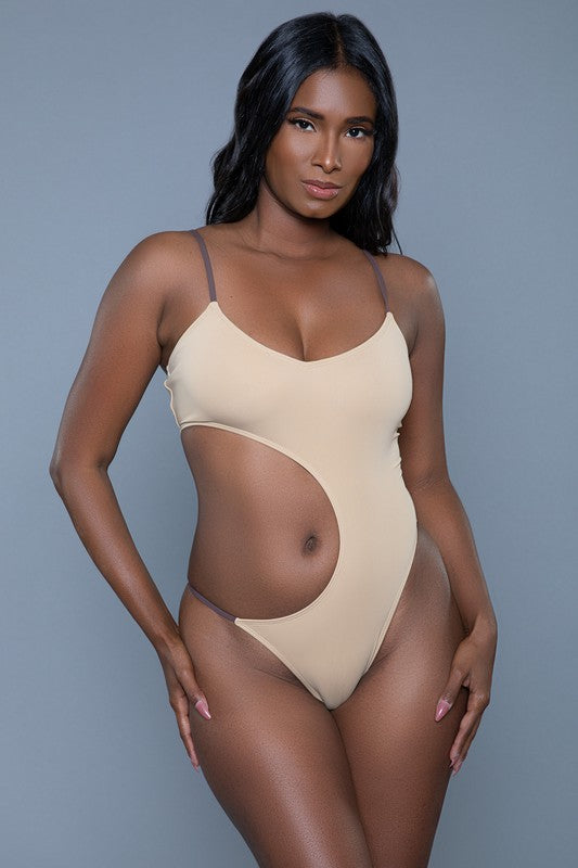 Cut-out Side Amelia One-Piece Swimsuit