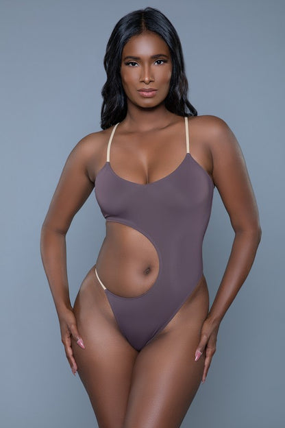 Cut-out Side Amelia One-Piece Swimsuit