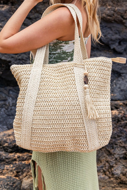 Izola Carry All Tassel Tote