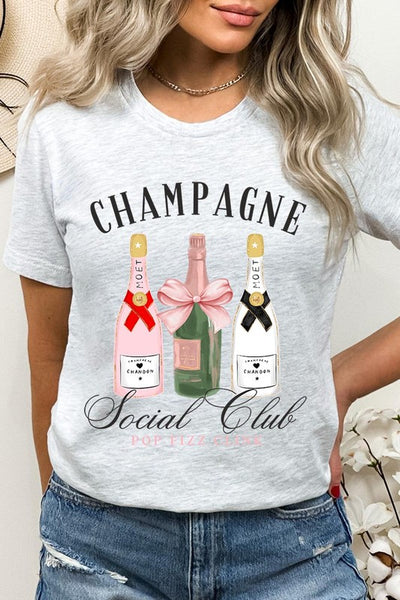 Champagne Social Club Graphic Short Sleeve T-Shirt