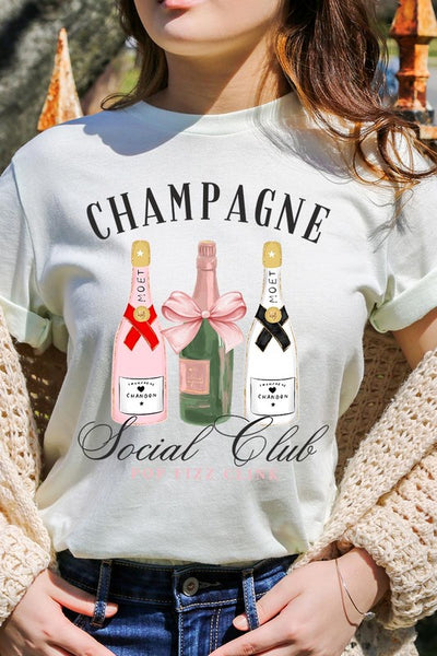 Champagne Social Club Graphic Short Sleeve T-Shirt
