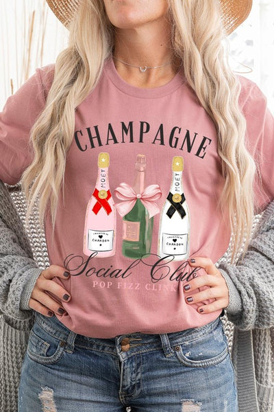 Champagne Social Club Graphic Short Sleeve T-Shirt