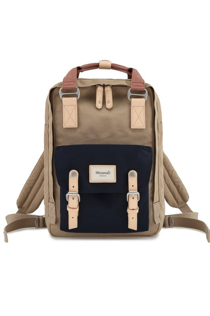 Water Resistant Vintage Look Multi Pocket Backpack