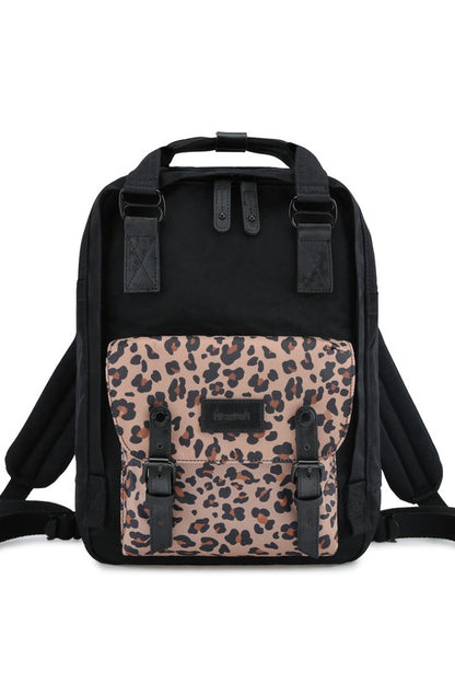 Water Resistant Vintage Look Multi Pocket Backpack