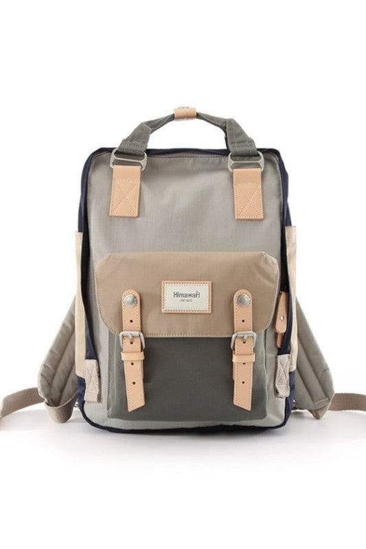 Vintage Style Waterproof Multi Pocket Backpack