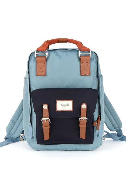 Water Resistant Vintage Look Multi Pocket Backpack