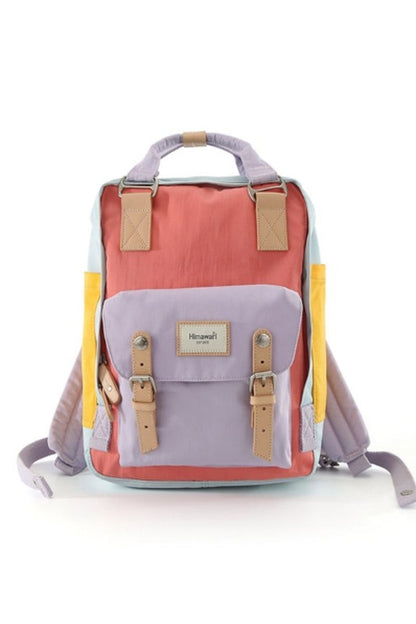 Vintage Style Waterproof Multi Pocket Backpack