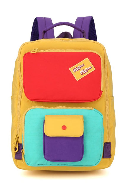 High Contrast Cute Mixed Color Backpack