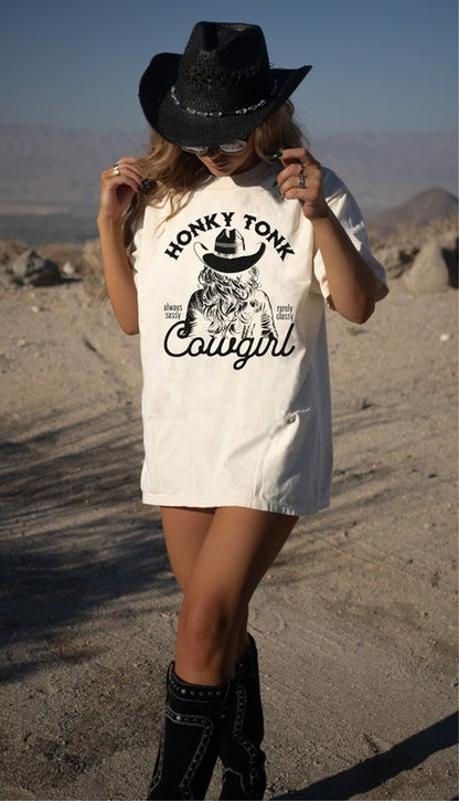 Honky Tonk Cowgirl Graphic Tee