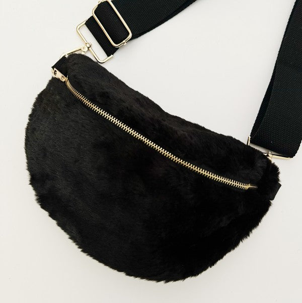 Butter Soft Furly Sling Bag