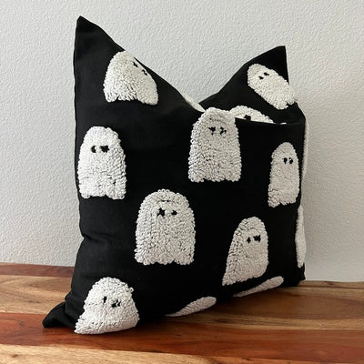 Halloween Tufted Accent Throw Pillow Cover