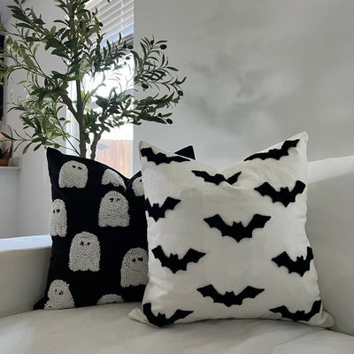 Halloween Tufted Accent Throw Pillow Cover
