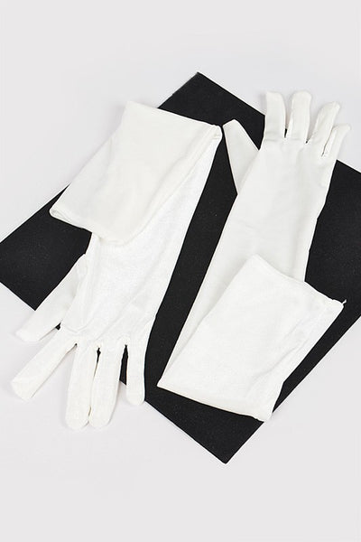 Above Elbow Elegant Long Velvet Gloves - Fashions Envy