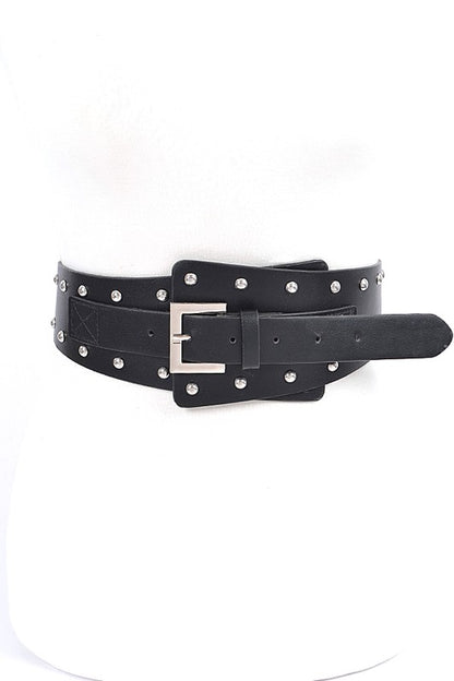 Studded Iconic Wide Corset Belt