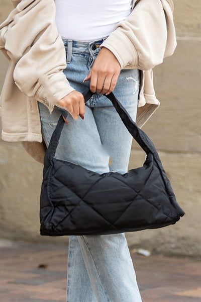 Harper Quilted Handbag - Fashions Envy
