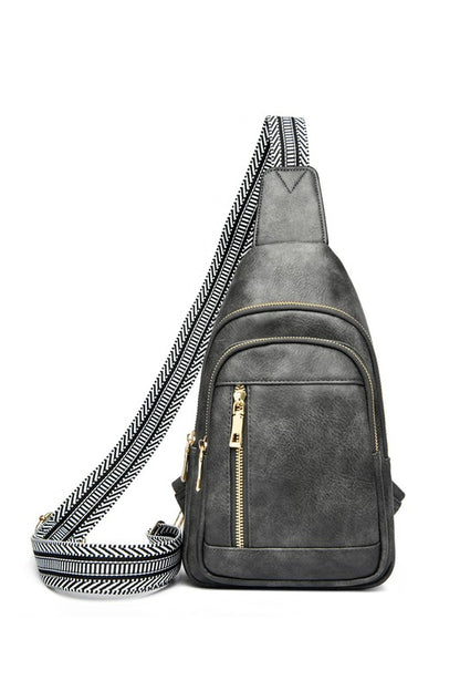 Soft Vegan Leather Genevieve Sling Crossbody