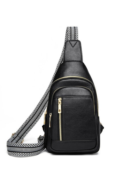 Soft Vegan Leather Genevieve Sling Crossbody