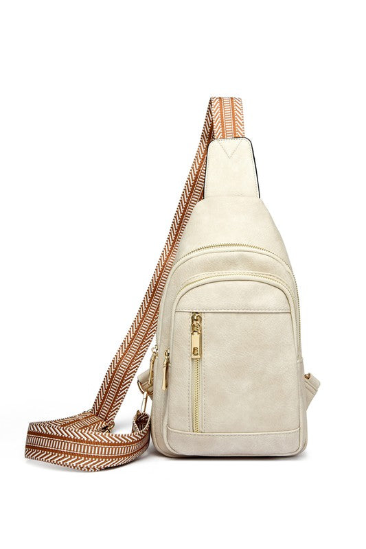 Soft Vegan Leather Genevieve Sling Crossbody