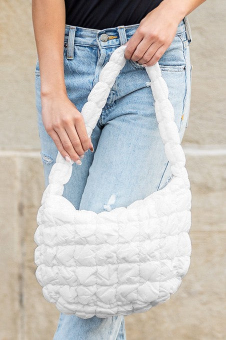 Dale Quilted Puffer Shoulder Bag