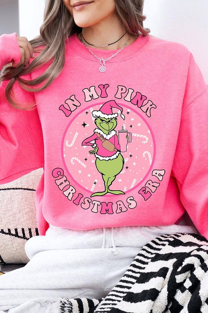 In My Pink Christmas Era Graphic Sweatshirts