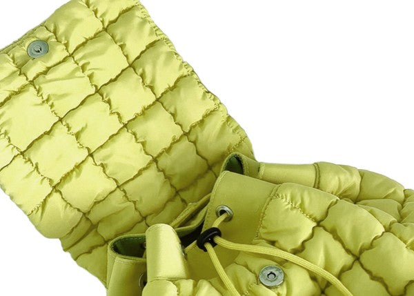 Top Handle Stevie Quilted Puffer Backpack