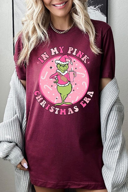 In My Pink Christmas Era Graphic Tee