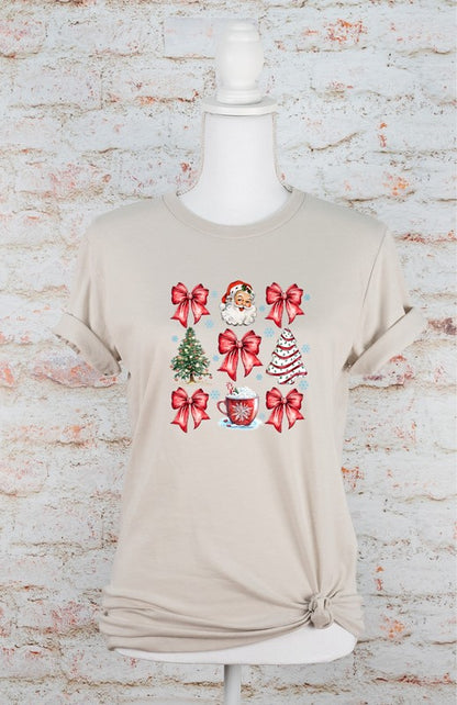 Coquette Christmas Holiday Graphic Tee