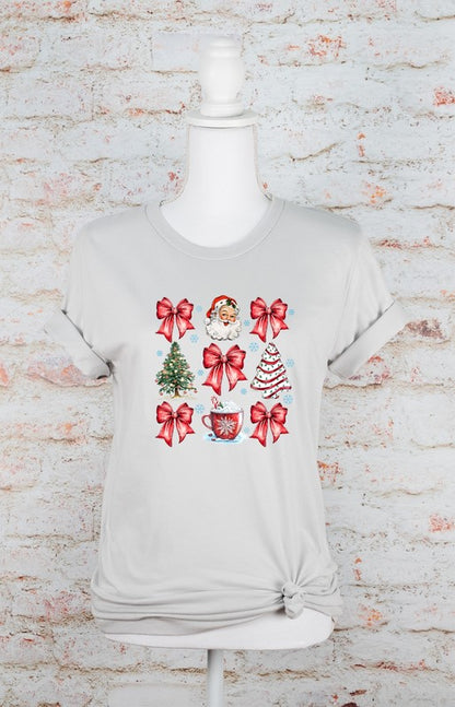 Coquette Christmas Holiday Graphic Tee