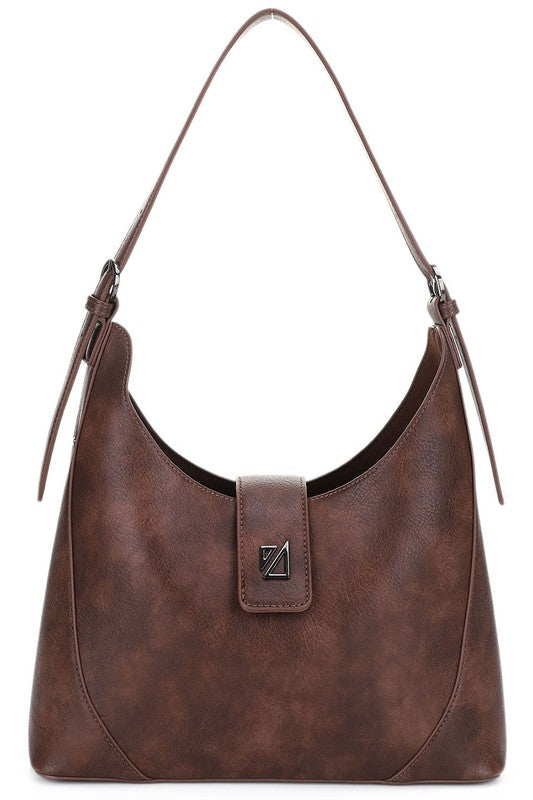 IZA CO Flap Shoulder Bag