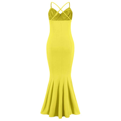 Floral Spaghetti Strap Maxi Dress - V-Neck Flowy Sleeveless