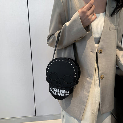 Skull Bag - Halloween Crossbody Shoulder Purse