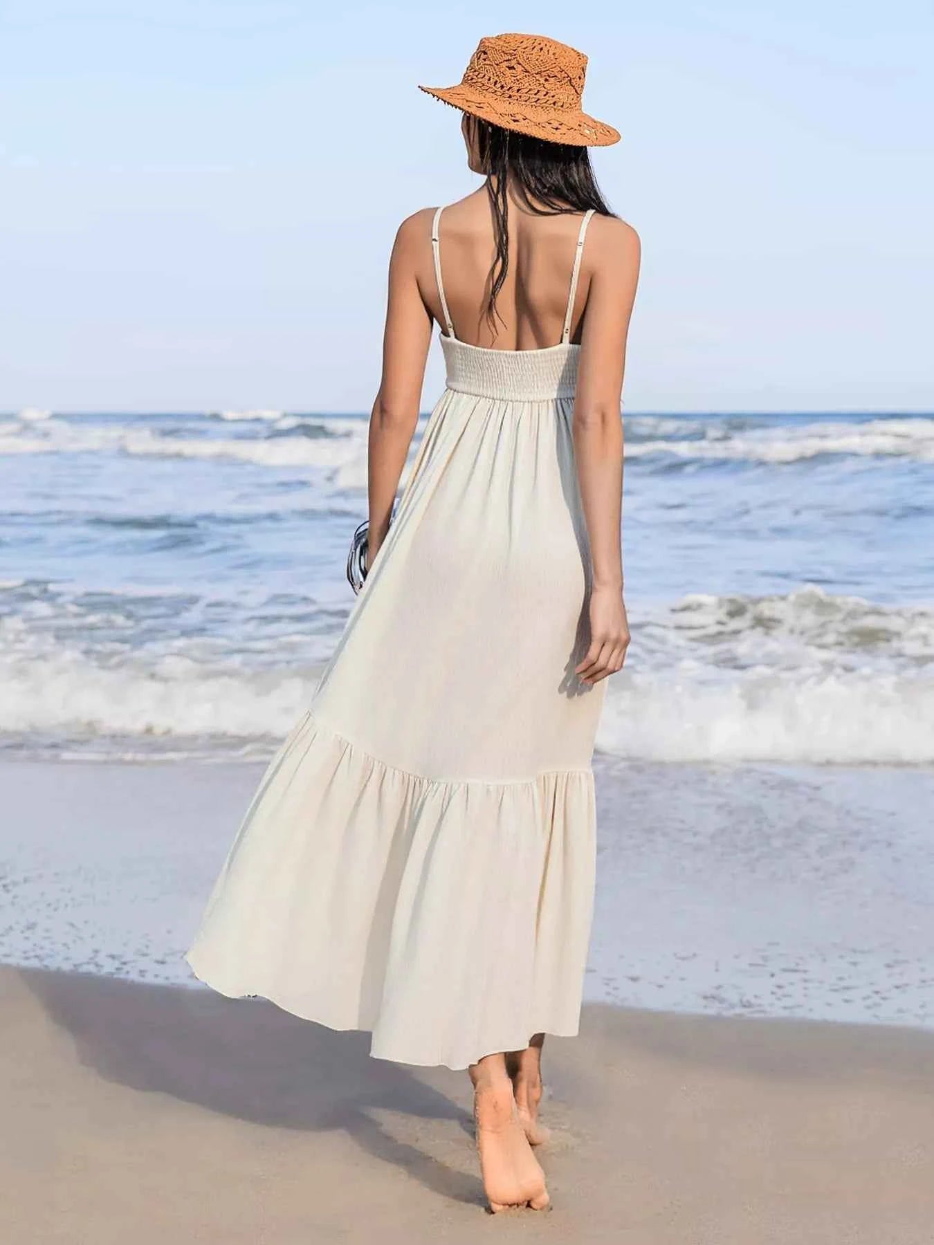 Sweetheart Neck Spaghetti Strap Dress