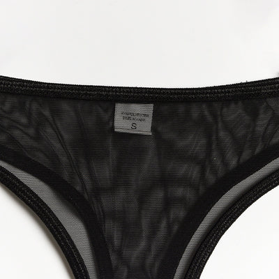 Mesh Garter Set - 4PC Intimate Set with Choker Collar