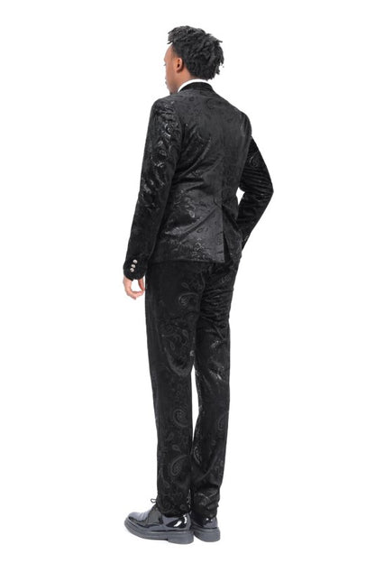 Mens Luxury Style Suit Set with Matching Pants - Fashions Envy