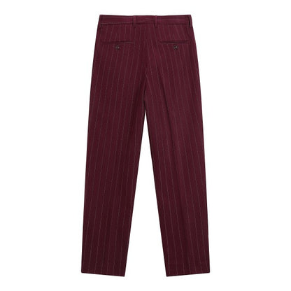 Mens Formal 3 Piece Pinstripe 2 Button Suit - Fashions Envy